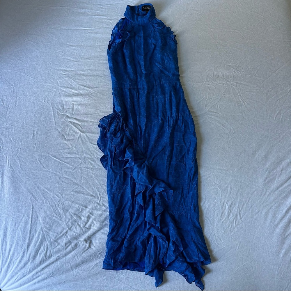 High neck Saloni dress